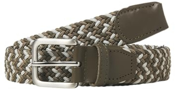 JACK & JONES Ceinture tissée Jacspring Noos pour homme, Forêt magique/détail : mixte, 90