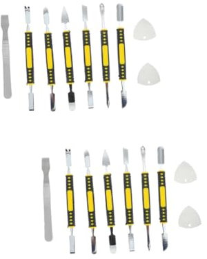 HEMOTON 2 Sätze Brecheisen aus Metall Computerbildschirme Reparaturwerkzeuge zum Öffnen von Hebeln Phablet Hebelstange reparieren reparaturset Handy Suite Schaber Stahl