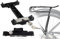 BISOMO Fahrrad Gepäckträger Adapter Snapit 2.0 für Racktime, Snap-It, Verschiedene Modelle für Fahrrad Korb, Tasche, Gepäckträgertasche (2. ohne Fuß mit Schloss)