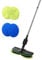 Floor Cleaner Starter Kit, Spray Mop, Dry Wet Mop, All-In-One Floor Mopping System, Wet Mops Dust Mop for Hardwood Laminate Vinyl Ceramic Floors Cleaning, Black