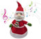Generisch Tanzender Weihnachtsmann, Schreibtisch-Plüsch, Elektrische schwingende singende Weihnachtsmannmütze - Weihnachtsmütze, Schreibtisch-Plüsch, Weihnachtsmusik, Weihnachtsfigur, He