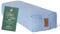 #DoYourYoga Yogabolster »Paravati« mit Bio-Buchweizenschalen (KBA), waschbarer Bezug, 67cm x 13cm, Meditationskissen/Sitzkissen/Zafukissen für Yin Yoga - Hellblau