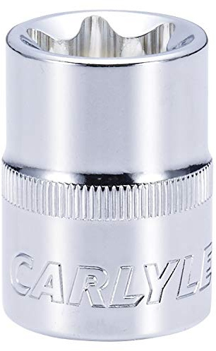 Carlyle Hand Tools Socket - External Star Standard - 1/2 Dr - E24