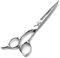 6-Zoll Linkshänder Schere Set, professionelle Linkshänder Schere, Edelstahl scharfe Haarschneider, Friseur spezifische Schere (6-Zoll-Flachschere)