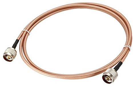 sourcing map Koaxialkabel RG400 N Stecker auf N Stecker 50 Ohm | Extrem Verlustarm, 2.13Meter/7Ft