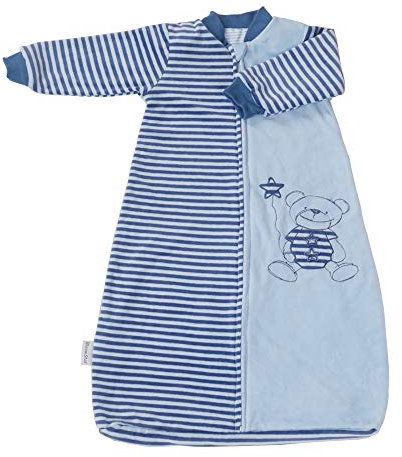 Baby Wearable Blanket With Sleeves, Baby Sleeping Bag and Sack,Velvet Cotton Warm Soft 2.0 TOG