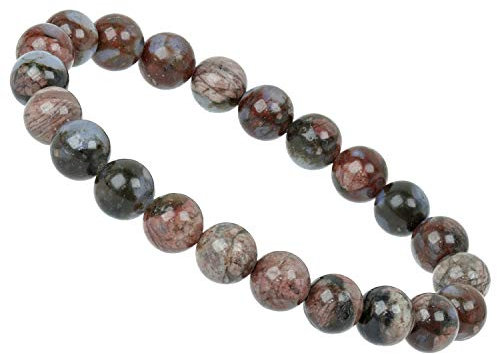 ELEDORO Femme Homme Mixte keine Pierre précieuse Kugelschliff Marron Multicolore Opale africaine