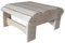 Original Dream-Chairs since 2007 Adirondack Fusshocker Comfort aus massivem Eichenholz als Bausatz Gartenhocker auch als Beistelltisch auf Balkon, Terrasse, Garten