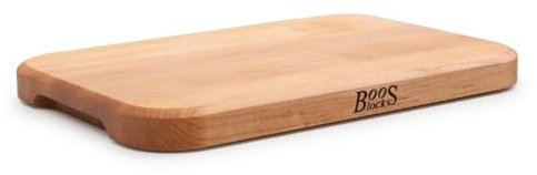 Boos Block Chop-N-Serve - Tout Usage - Planche Erable d'Amérique Du Nord – Billot De Cuisine - Planche a Decouper Professionnelle - 30,5 x 20 x 2,5 CM
