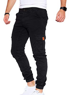 Styleko Herren Hosen Cargohose Herren Casual Slim Fit Cargohose aus Baumwolle Outdoorhose männer Chino Hose Freizeithose Jogging treckking Hose Sporthose|6 Taschen 8002