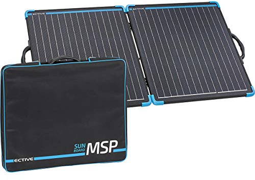 ECTIVE MSP 100 SunBoard Solarpanel- 100W, mobil, tragbar, faltbar, effizient, portable,monokristallin Solarzellen- Solarmodul,Outdoor Solar Ladegerät,Solarsystem für Van, Wohnmobil,Camping,Wohnwagen