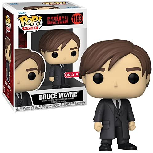 Funko Pop! Movies: DC The Batman - Bruce Wayne - (Suit) - Vinyl-Sammelfigur - Geschenkidee - Offizielle Handelswaren - Spielzeug Für Kinder und Erwachsene - Movies Fans - Modellfigur Für Sammler