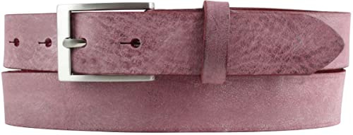 BELTINGER Herren-Gürtel aus weichem Vollrindleder Vintage-Look 3 cm | Leder-Gürtel für Herren 30mm | Schmaler Gürtel Used-Look