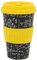 IDRINK®- RPET-Kaffeebecher mit Silikonverschluss zum Öffnen, leicht zu tragen 435 ml Becher zum Mitnehmen aus recyceltem Kunststoff 8,7 x 8,7 x 15 cm 435 ml (MATH)
