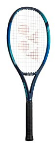 YONEX 22 Ezone Feel ungeseilte G Tennisschläger Wettkampfschläger Dunkelblau – Hellblau 2