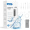 Sejoy Munddusche Kabellos Elektrische, Water Flosser Zahndusche IPX7 Wasserdicht 270ML Tragbar Oral Irrigator USB Aufladen Zahnreiniger Reisemunddusche für Zuhause Büro, mit 5 Modi und 5 Düsen, Weiß