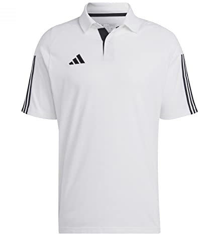 adidas Herren Tiro 23 Competition Poloshirt (Short Sleeve), weiß, M