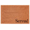 Interluxe Kokos Fußmatte - Servus! - Made in Germany Matte für Eingangsbereich Begrüßung Österreich Tirol (40x60cm)