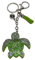 Popfizzy Bling Keychain, Purse Charm, Backpack Charm, Kristall Tasche Charms, Strass Schlüsselanhänger, Schildkröte (Silber), Einheitsgröße