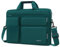 MOSISO Laptop Bag 16 inch, 15-15.6 inch Computer Shoulder Bag Compatible with MacBook Air 15 M4 M3 M2/Pro 16 M4 M3 M2 M1, Notebook &2 Raised&1 Flapover&1 Horizontal Pocket&Handle&Belt, Teal Green