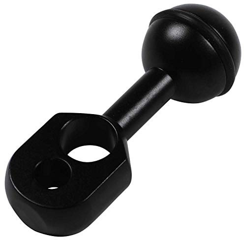 1 Zoll (2,5 cm) Kopfclip für Action-Kamera-Lampe, Zubehör, Adapter, Schmetterlingskopf, Tauchkugelkopf
