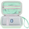 Elonbo Hard Carry Case for Fujifilm Instax Mini Link 3/ Fujifilm Instax Mini Link 2 Smartphone Printer, Portable Instant Photo Printer Travel Case, Mesh Pocket Fits Photo Paper, Green+Green