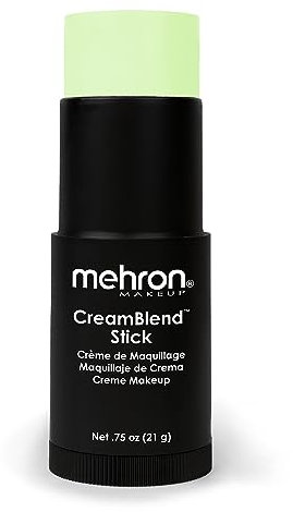 Mehron Make-up CreamBlend Stick | Gesichtsbemalung, Körperbemalung und Grundierungscreme-Make-up | Körperfarbe Stift (Pastel Green)