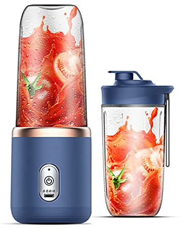 DAZZLEEX Electric Juicer,Citrus Juicer,Electric Press,Portable Usb Charging Juicing Cup Dishwasher Safe Blue
