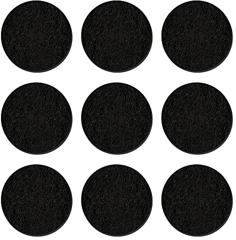 100PCS 30mm Round Aromatherapy Refill Pads Electric Humidifier Diffuser Refill Pads Scented Oil Pads for Scent Ball Plug-in Diffuser Black