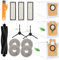 Zubehörset für Dreame L10s Ultra / L10 Ultra Saugroboter set mit 1 Hauptbürste 4 Wischtücher 3 Filter 4 Seitenbürsten 4 Staubbeutel 1 Reinigungsbürste