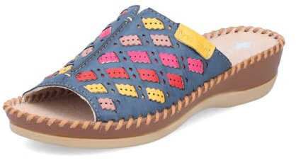 Rieker Damen Pantoletten 61336, Frauen Slipper