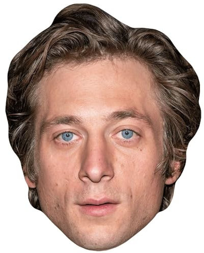 Jeremy Allen White (Curls) Maske aus Karton