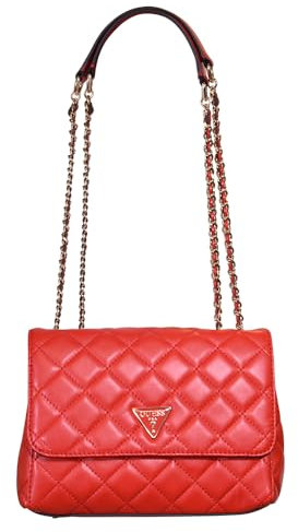 GUESS Tali Convertible Crossbody Flap, Rot/Ausflug, einfarbig (Getaway Solids), Einheitsgröße
