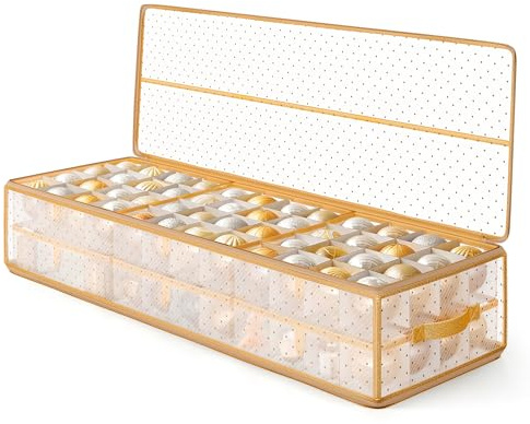 SONGMICS Aufbewahrungsbox für Weihnachtsdekoration RFB031A01