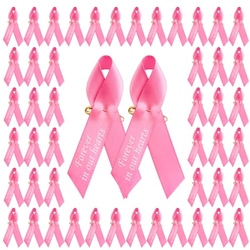 CRAFFANCY Broches en ruban de satin forever in our hearts pour funérailles, deuil, deuil, souvenir, Polyester