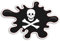 Vinyl-Aufkleber mit Jolly Roger-Flagge, Piratenschiff, Totenkopf, gekreuzte Knochen, Reisen, Urlaub, Gepäck, Farbspritzer, Scrapbooking, 2 x 15 cm, #81920