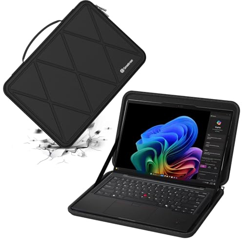 Smatree Hard Eva Schutzhülle Kompatibel für 13,3Zoll Lenovo ThinkPad L13 Gen2/L13 Yoga Gen2,für 14Zoll slim 7i Aura Edition,für ThinkPad X1 2in1 Gen9/T14s Gen6(Nicht geeignet für undere Laptop)(X8038)