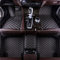 Auto Fußmatte für BYD Sealion 07 2024 Maßgeschneiderte Allwetter Leder Wasserdicht Staubdicht Kratzfest rutschfest Protection Liner,C:Black+Beige
