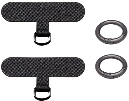 2 Espaciadores De Cordón Para Teléfono Celular Y 2 Anillos De Resorte, Parches De Cordón Para Teléfono Celular De Tela Oxford, Accesorios Universales Para Teléfono Celular