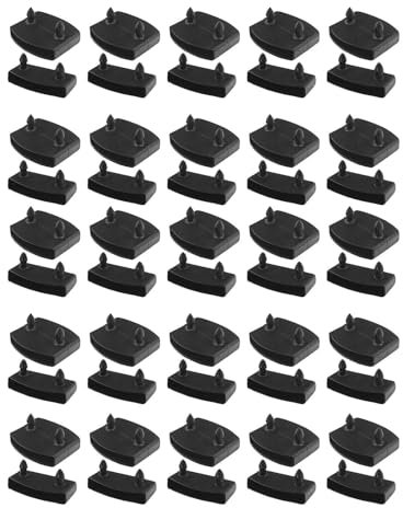 Sharplace 50x Lattenrost Abdeckungen,Mittelkappen Endkappen Ersatz Lattenrost Halter Kappen für Kinderzimmer Halten Sichern Holzlatten Bettgestell