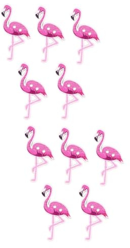Hohopeti 100stücke Nordische Holzknöpfe Mit Flamingo-muster Für Diy-projekte Dekorative Tierknöpfe Für Junge Mädchen Und Langlebig Zum Nähen Basteln Und Scrapbooking