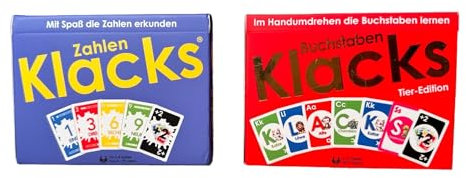 Buchstaben Klacks – Das ABC-Mau-Mau für Kinder | Lernspiel & Geschenk für Junge und Mädchen I Kartenspiel ab 4, 5, 6, 7, 8 Jahre | Weihnachten | Geburtstag (Hamburg-Edition)