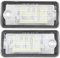 M MODECAR - LED Kennzeichenbeleuchtung - 2er Set 4W LED - kompatibel mit Audi A3, A4, A6, A8, Q7 - Typ 3528SMD - Schnelle und Einfache PLUG & PLAY Montage - Licht Weiß