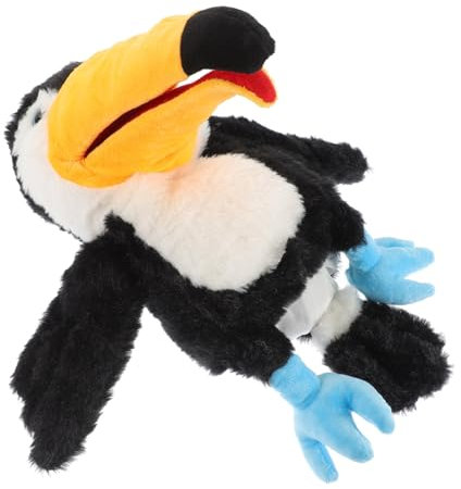 NAMOARLY Marioneta De Mano De Tucán De Peluche Títere De Pájaro para Contar Historias Juguete Interactivo para rol para Salas