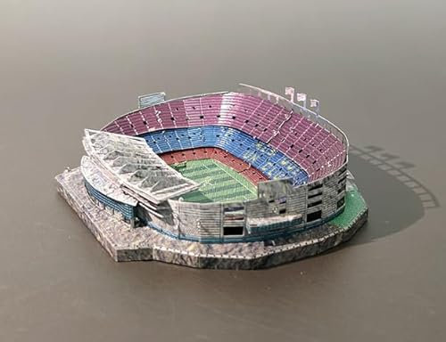 3D Metal Puzzle Model Kit – DIY Football Stadium Building Set for Teens & Adults, Laser-Cut Miniature Sports Arena – No Glue Required