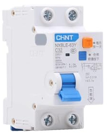 WANGBINGXING Interruttore Magnetotermico 63Y 6A 10A 16A 32A 63A 10MA 30MA 0,03A 0,01A RCBO 1P+N Interruttore differenziale Protezione da sovracorrente(10MA 1P 1N,25A)