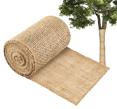 Sackleinen für Pflanzen, atmungsaktiver Frostschutz, Rindenschutz aus Stoff für Herbstbäume – für den Außenbereich, Garten, Hof, Bauernhof, Weg, Sträucher, Landschaftsbau, Bauernhof, Garten