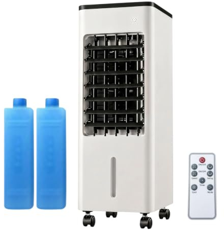 Mobile ohne Abluftschlauch, Tragbare mit Wasser, Schwarz