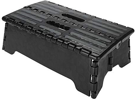 Half Step, Klappbarer Tritthocker Black Ladder für ältere Schwangere Badreisende Reduziert die Höhe der Türstufen
