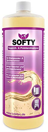 KABITEC SOFTY Teppich- und Polstershampoo, 1000 ml │ Textilreiniger Teppichpflege Polsterreiniger für maschinellen Einsatz geeignet professionelle Teppichreinigung Teppichreiniger
